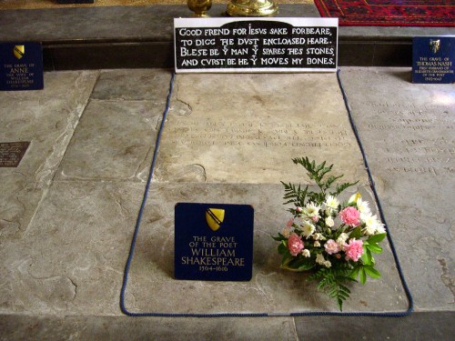 William Shakespeare grave stratford avon