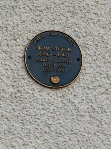 blue plaque whitby yorkshire bram stoker dracula