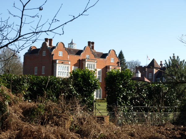 The mansion at Hatchford Park