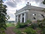 View of Dashwood Mausoleum looking down in West Wycombe