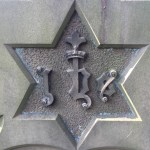 IHS symbol star david cemetery jewish burial