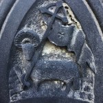 lamb of god cross cemetery gravestone