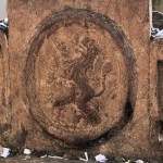 lion prague jewish cemetery symbol
